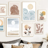 Affiches sur toile aquarelle bohème